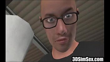 Virtual girl cock in mouth and pussy